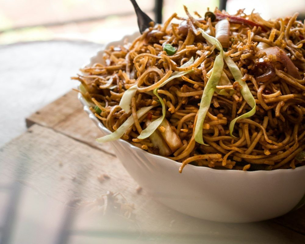 Veg Hakka Noodles নুডুলস সেদ্ধ